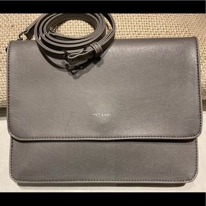 Matt & Nat grey Lysa Vegan Crossbody bag